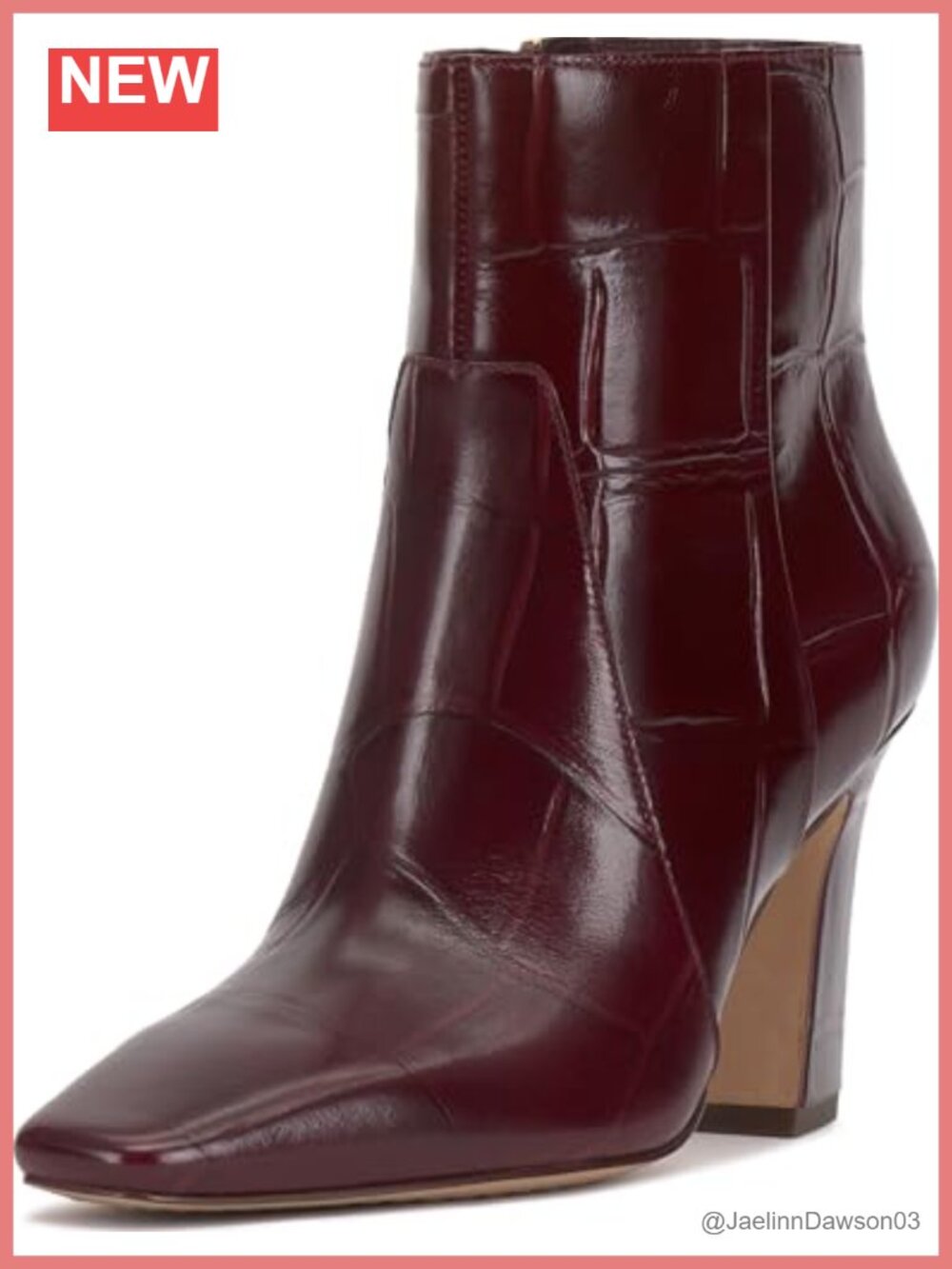Vince Camuto Bayla Heeled Ankle Booties with Zip Closure